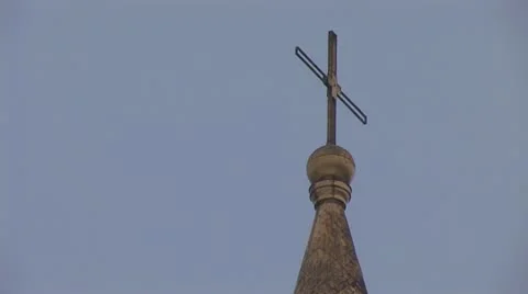 Snow temple 3 Stock Footage 10699346