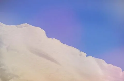 Snow texture in blue tone 스톡 사진