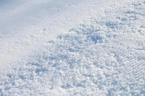 Snow   texture   close-up Stock-Fotos