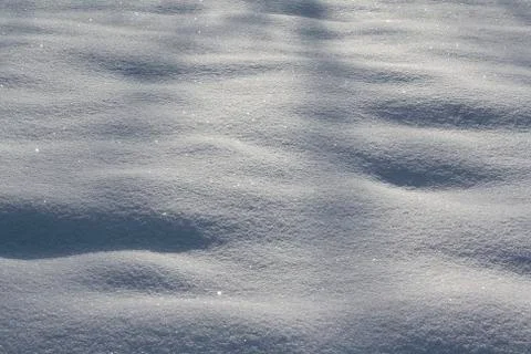 Snow texture formed by a strong wind. Stock Photos