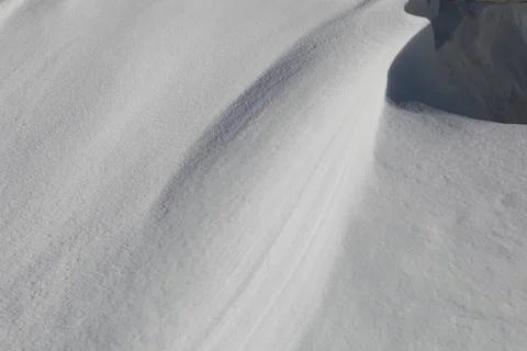 Snow texture. Snow background. Stock Photos