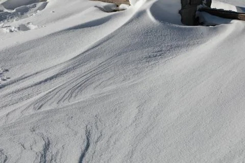 Snow texture. Snow background. Stock Photos