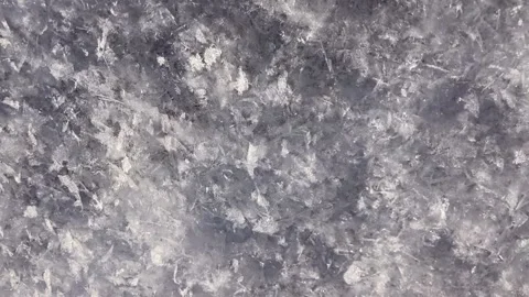 Snow texture very close with slow camera moves Video stock 233383748