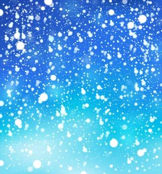 Snow theme background - illustration. Stock Illustration