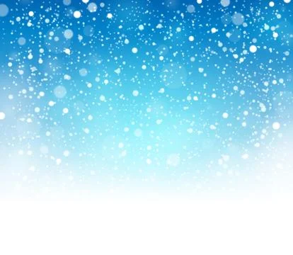 Snow theme background - illustration. Stock Illustration
