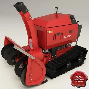 Snow Thrower Caiman Snowpy 3D Model