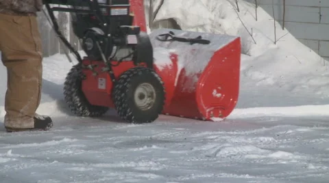 Snow Thrower 스톡 동영상 54710087