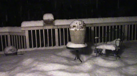 Snow Time-lapse  Stock Footage 35146133