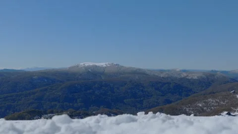 Snow In Top Of Mountain, 6K Stock-Footage 333030486