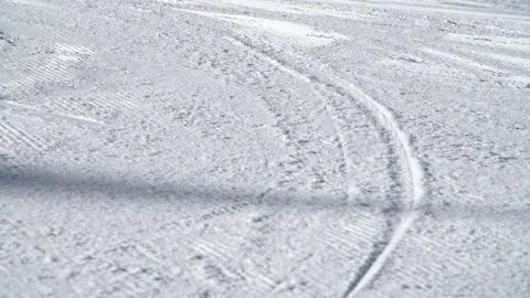 Snow trace Stock Footage 222362684