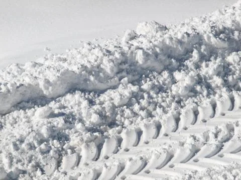 Snow track Stock Photos