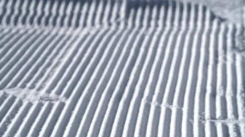 Snow track traces Stock Footage 222362678
