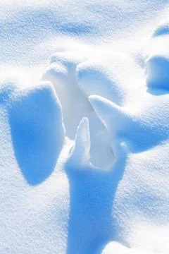 Snow Under Sun Stock Photos