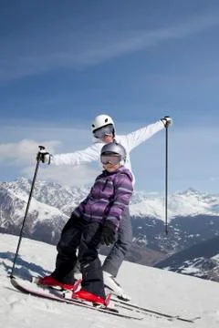 Snow vacation Foto stock