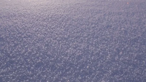 Snow is very close-up. Structure. Stock Footage 70046589