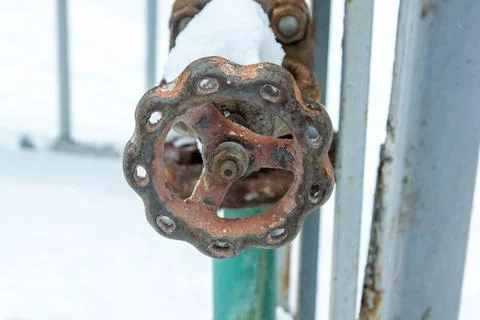 Snow view in winter Stock Photos