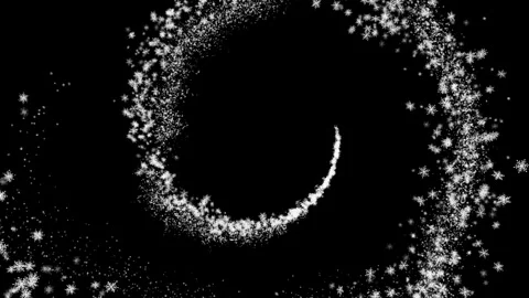 Snow vortex Stock Footage 340519384