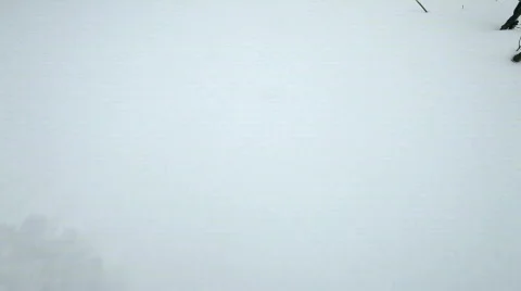 Snow Walk Through Vídeo Stock 846704