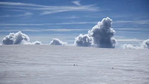 The Snow Walker Stock Footage 94352947