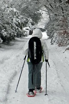 Snow walker 스톡 사진