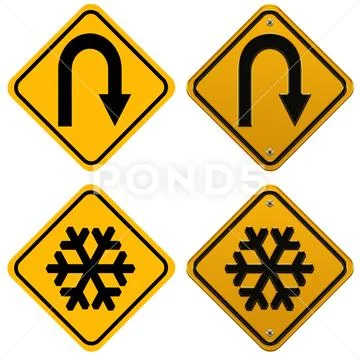 Snow Warning PSD Template