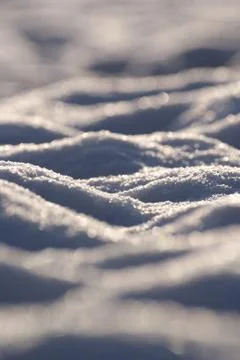 Snow waves Stock Photos