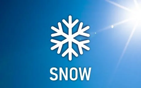 Snow weather 스톡 일러스트