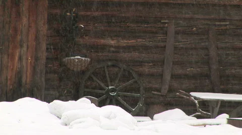 Snow &amp; wheel 스톡 동영상 797132