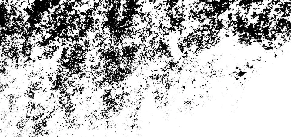 Snow from which a black vector grunge texture is created Stockillustratie