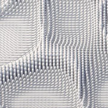 Snow-white 3D texture with a dynamic curve. Macro shot of organic shapes 스톡 일러스트