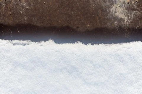 Snow, white background Stock Photos