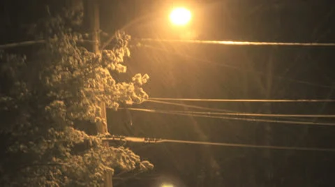 Snow Window Stock Footage 24826552