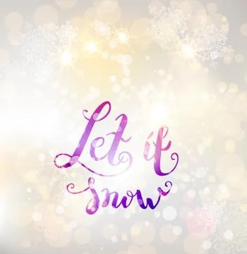 Snow winter background Stock Illustration