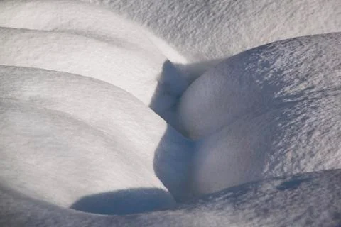 Snow winter background Stock Photos