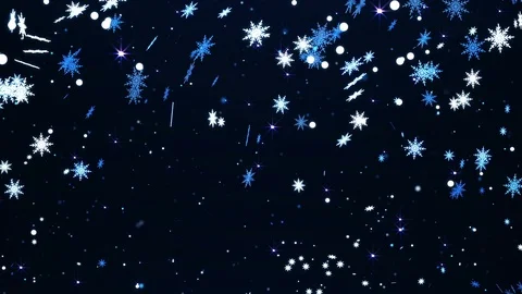 Snow Winter Background. Snowflakes Loop Background. Stock Footage 120298373