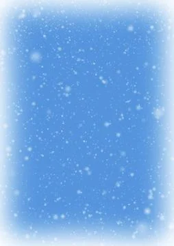 Snow Winter Frame Stock Illustration