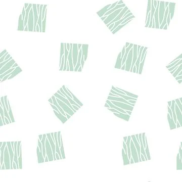 Snow winter glyph seamless pattern Stock Illustration
