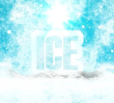 Snow winter image Stock Illustration