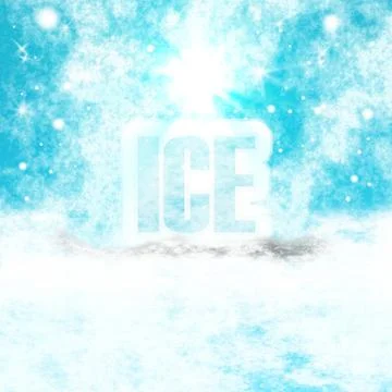 Snow winter image Stock Illustration