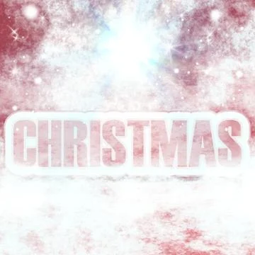 Snow winter image Stock Illustration