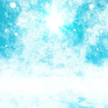 Snow winter image Stock Illustration