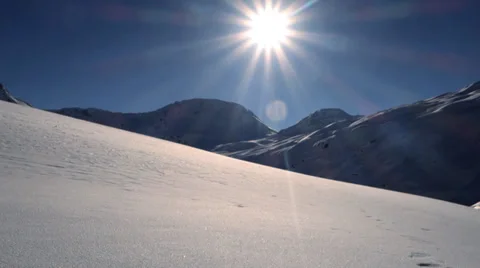 Snow winter landscape background Stock Footage 37152531