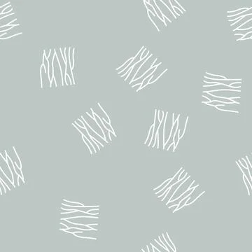 Snow winter line seamless pattern Stock Illustration