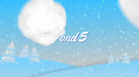 Snowball Hit Titles  After Effects	Stock