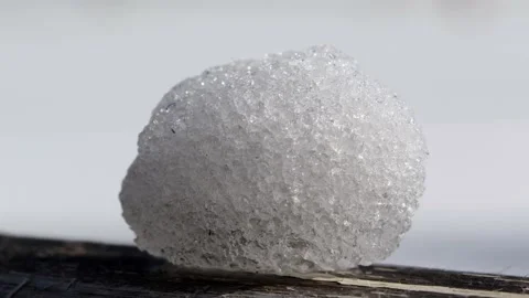 Snowball Melting Timelapse Stock Footage 234519526