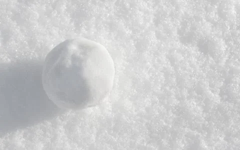 .snowball Foto stock