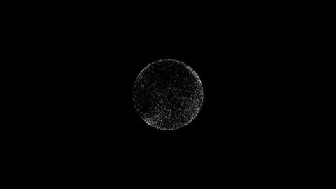 Snowball. Snow Sphere. Magic Snow Ball. Magic Snow Orb. Loop Animation Stock Footage 259683915