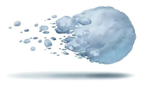 Snowball Throw Illustrazione stock