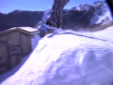 Snowboard 11 Stock Footage 799678