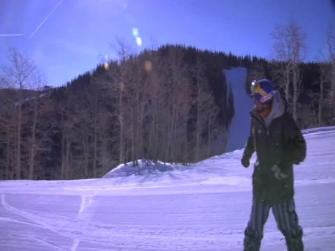 Snowboard 14 Stock Footage 799675
